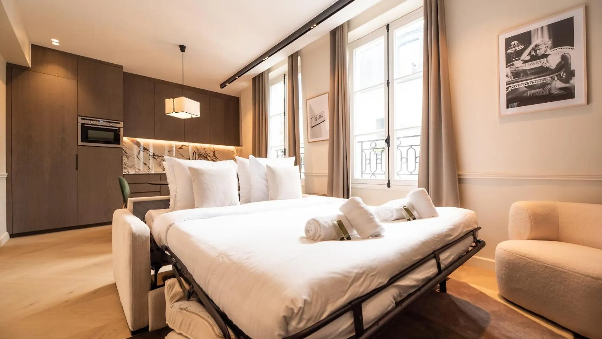 아파트 Mbm - Luxury Home In Marais 파리